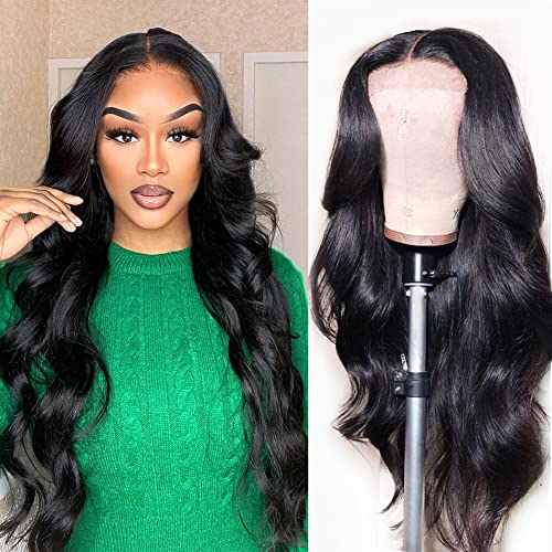 5x5 HD LACE Fechamento Wigs Hair Human Wave Wave Lace Wigs Front Wigs Humanos para mulheres negras 150% Densidade 5x5 Peruca