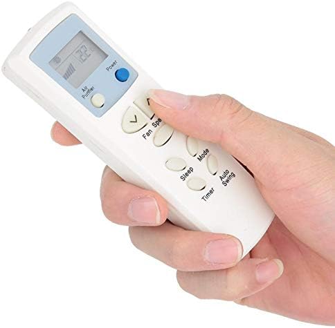 Controle remoto do ar condicionado PLPLAAOO, LCD A/C Exibir controlador de condicionamento, substituição universal de abdom