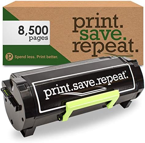 Print.Save.Repeat. LEXMARK 51B1H00 Cartucho de toner remanufaturado de alto rendimento para MS417, MS517, MS617,