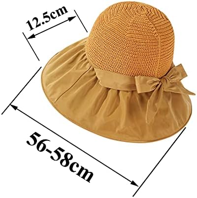 Chapéus de praia de verão feminino Viseira leve Hat chapéu de cor sólida protetor protetora larga larga larga ao ar livre chapéu de pesca