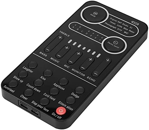 Wetyg portátil Múltiplo Efeito de Audio Voice Changer -Compatible Live Sound Alteração de cartão Phone PC Tablet