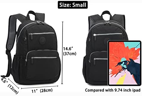 Mochilas de mochila de nylon pequenas mochilas leves casuais daypacks para mulheres e meninas
