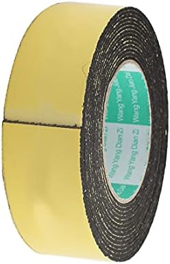 X-dree 5m Comprimento x 40mm x 2mm adesivo de lado único EVA Esponja de espuma de espuma amarela (5m Lunghezza x 40mm x 2mm Nastro Adesivo em schiuma di eva adesivo lato singolo giallo