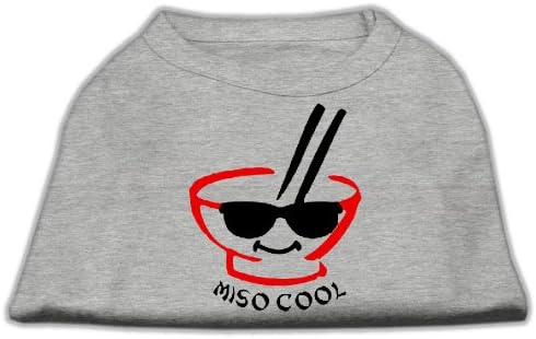 Miso Cool Screen Print Shirts cinza Med