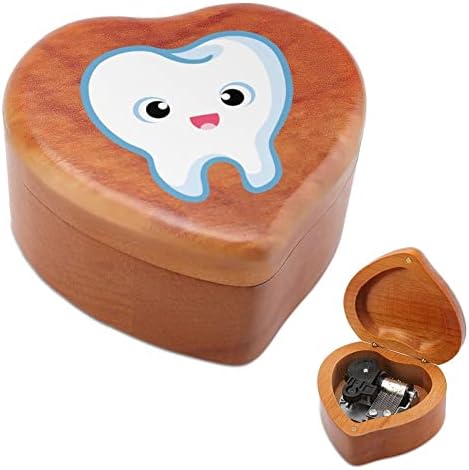 Dentista Dentist Dentistry Wood Music Box Vintage Musical Box Presente para o Dia dos Namorados do Natal do Natal