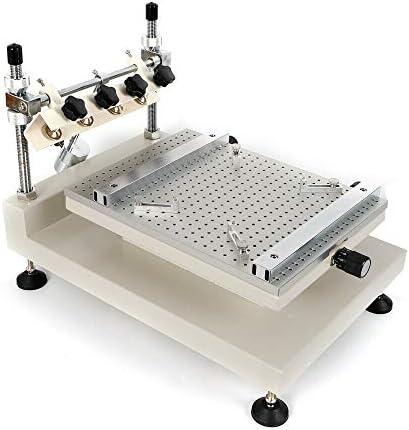 Impressora de pasta de solda eapmic Impressora PCB SMT STÊNDEL, 300x400mm Manual de alta precisão Máquina de seda