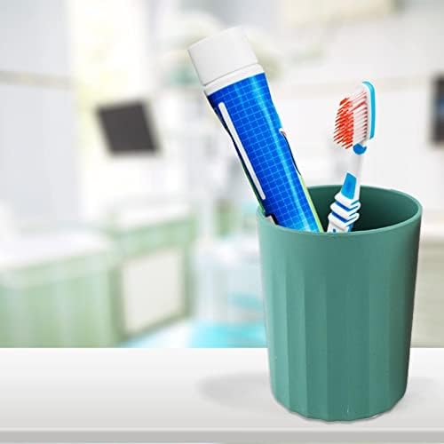 Gargaria criativa Copa da escova de dentes Cores variadas bebendo tampo listrado de copo para casamento