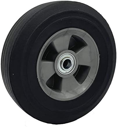 Rocky Mountain Goods Roda de borracha sólida Roda de caminhão 8 x 2,25 - 5/8 Tamanho do eixo - pneu de substituição de