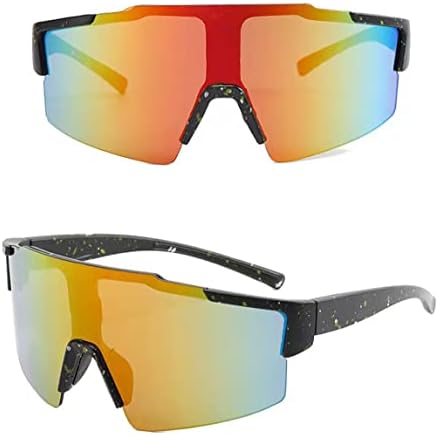 HPLRZXI 2 pares de óculos de sol esportivos Óculos de sol Ciclismo Óculos de sol para homens para homens Mulheres jovens de pesca de beisebol motocicletas de esqui acertando golfe, proteção UV.
