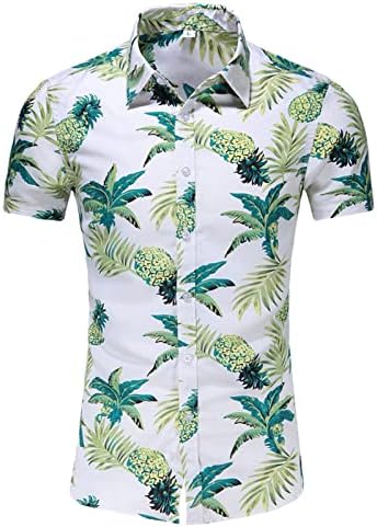 Camisa de natação de verão bmisEgm para homens de verão novo masculino de manga curta de manga curta e manga de praia casual