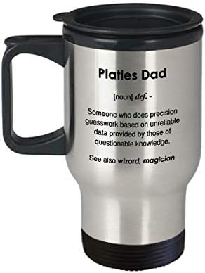 Platores engraçados Papai Definição Caneca de café - caneca de viagem de 14 onças