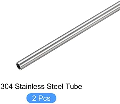 Metallixity 316 Tubo de aço inoxidável 2pcs, tubulação reta - para móveis para casa, máquinas