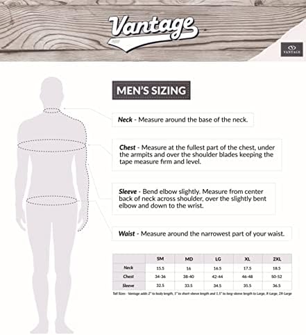Vantage Men's Standard Collegiate Premium umidade Wicking Team Color Icon Polo
