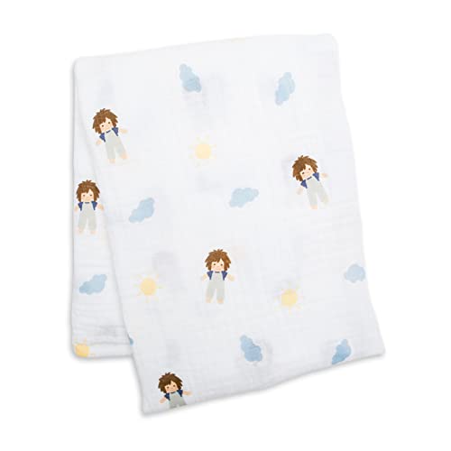 Lulujo Baby Swaddle Blanket | UNISSEX MOLE SOFT SOFT Cotton Muslin Swaddle Blanket | Clanta de recebimento neutro para meninas e meninos | 47 em x 47in jo