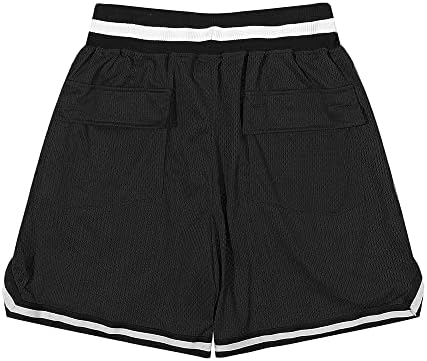 shorts atléticos de shorts arumtrjo esportes elásticos de ginástica esportes de malha respirável calça de praia com bolsos para homens mulheres