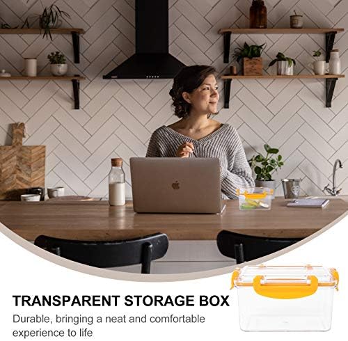 Doitool 1pc transparente mini plástico para contêiner frutas caixa de armazenamento de cozinha