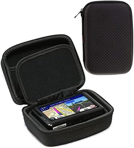 Navitech Black Hard GPS Carry Case Compatível com Tomtom Go Discover 6