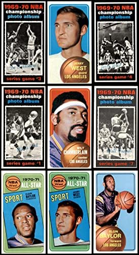 1970-71 TOPPS LOS ANGELES LAKERS EQUIPETO DE LOS ANGELES LAKERS EX/MT LAKERS