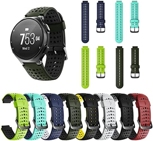 Ganyuu Substacting Silicone Watch Band for Garmin Forerunner 230/235 / 220/620 / 630 / 735XT RELISÃO OUTRO