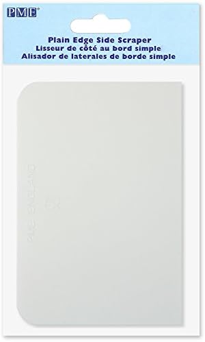 Raspador de plástico lateral lateral PME 5,3 x 3,7 polegadas, branco