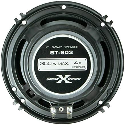 4x SoundXtreme ST-603 6 polegadas 350 watts 350 watts Power Coaxial Car alto