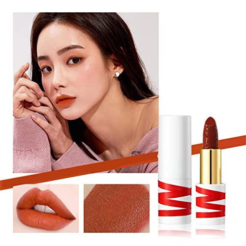 Xiahium Petal Lip Color Velvet Lipstick Plump Plump Nourish Nourish Colorido Longo During Não é fácil de cair batom durar mais duradouro