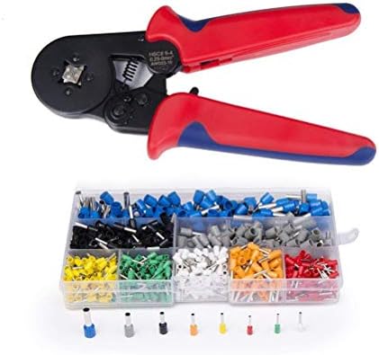 Kit de ferramentas crimper, férola de crimpagem, incluindo terminais de arame isolados de 800pcs New Hope Store Auto-ajuste