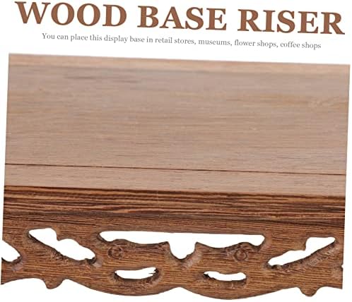 Besportble Craft Base Wooden Round Head Coffee