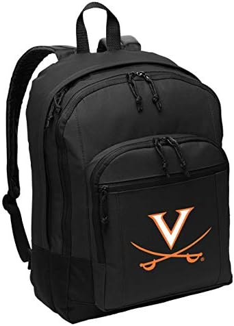 Broad Bay University of Virginia Backpack Style Classic UVA Backpack Laptop Sleeve