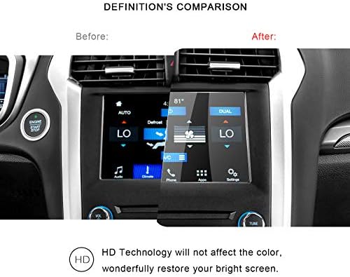 [Atualizado] 2013-2019 Ford Fusion Sync2 Sync3 de 8 polegadas 2019 Ford Ranger Display Touch Screen Visor de tela Protetor de