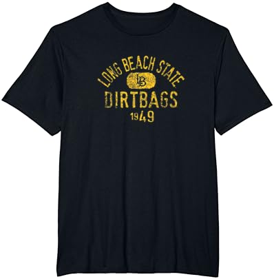 Long Beach State Dirtbags Vintage 1949 Black T-Shirt