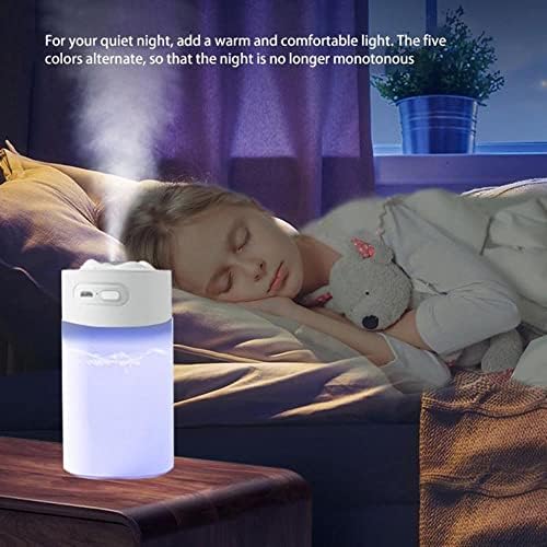 350ml mini umidificador de ar usb fofo kawaii difusor de aroma com luz LED para utensílios domésticos de purificador de plantas de carro em casa