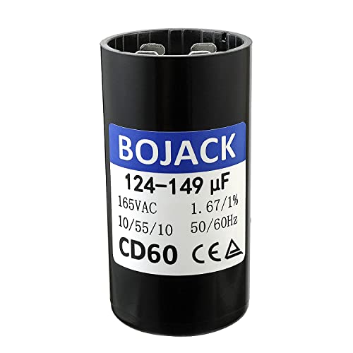 BoJack 124-149 UF/MFD 165 Vac ± 20% 50/60 Hz CD60 Motor redondo bomba de poço de partida Capacitor