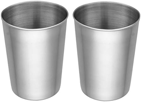 Jeatha aço inoxidável copos de caneca de copo de copo quebrado de copo de copo inquebrável de cerveja de metal para bebidas para restaurantes ao ar livre 4 pacote/ 50ml 50ml