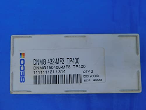 2pcs Novo Seco DNMG 432-MF3 TP400 Turn Inserts DNMG 150408-MF3-MB8258RDT