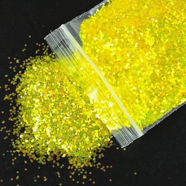 50g Fino Glitter Powder Powder rodeado ecológico Cores de doces de animais misturam poliéster iridescente, 1mm1010