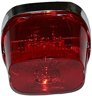 BeautyExpectly Red Lumin LED Turn Signal Breke Lamps para Harley Sofrail Sportster Dyna