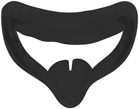 Silicone VR Face Tampa Pad, VR Glasses Máscara de silicone Máscara de olho respirável Tampa protetora Anti Sweat VR Para o fone de