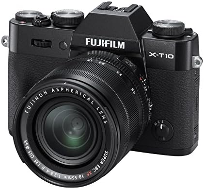 Fujifilm X-T10 Kit de câmera digital preto sem espelho com XF 18-55mm f2.8-4.0 r lm lente OIS-versão internacional