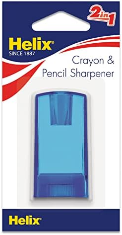Helix Pencil & Crayon Voyon Sharpner, cores variadas