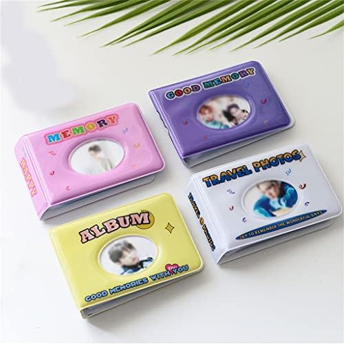 Liruxun 36 Bolsões Álbum de fotos Mini Instant 3 polegadas Picture Case Storage para mini -filme Álbum Photocard Binder Holder