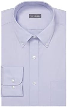 Van Heusen Men's Dress Shirt Fit Pinpoint Solid