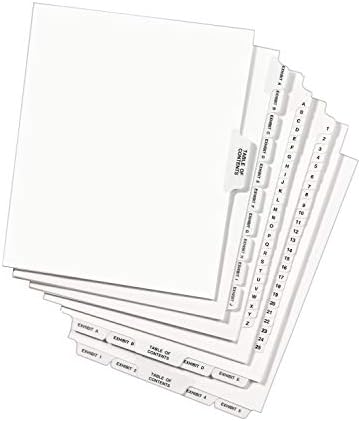 Avery Legal Divishers, Standard Collate
