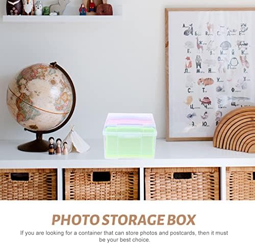 NUOBOTETY Organizer Box Case de armazenamento de fotos Caixa de guarda