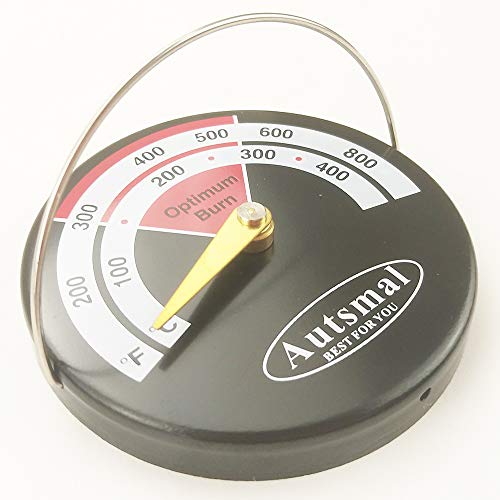 Termômetros Termômetros de fogões de madeira, termômetros do medidor de fogão para fogões a lenha de fogões, chamades, termômetro