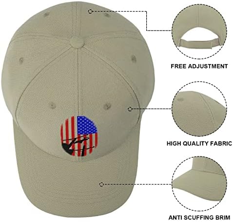 Bandeira dos Estados Unidos Capas de beisebol engraçadas para homens Hats de golfe chapéu de caminhão Chapé