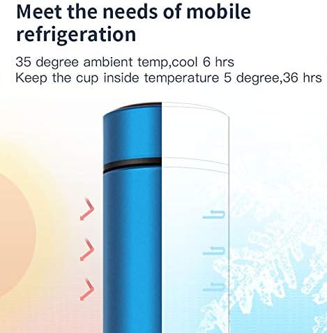 CJC de qualidade premium portátil insulina isulina reefer xícara 36hrs refrigerador refrigerador de mini carros - azul