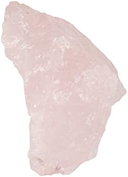 Gemhub Cura de Cristal Pink Pink Rose Quartz Color Uncut Raw Rough 202.55 Certificado Certificado Gem pedra preciosa…