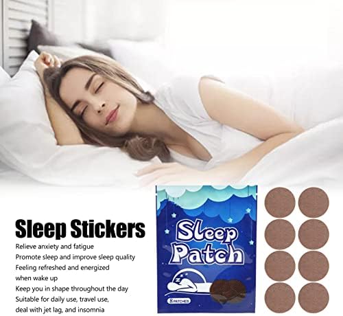 Sleep Better Patches, pontos de acupuntura leves aplicam aliviando adesivos de sono de fadiga 40pcs sentindo -se revigorados para uso de viagem