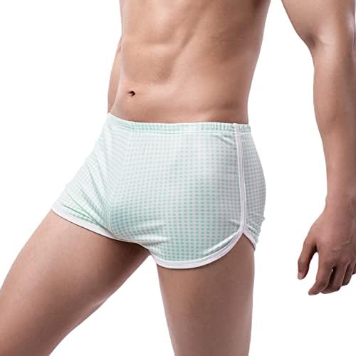 BMISEGM Roupa íntima masculino Male casual estampa de roupa de baixo respirável calcinha calcinha de calça de calça confortável